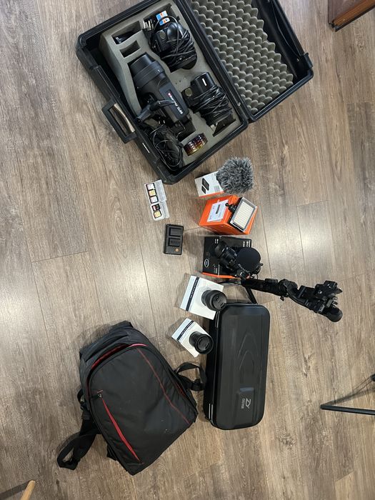 Sony A6500 PRO Video/Photo Kit + Zeiss + Sigma + Zhiyun + Lights