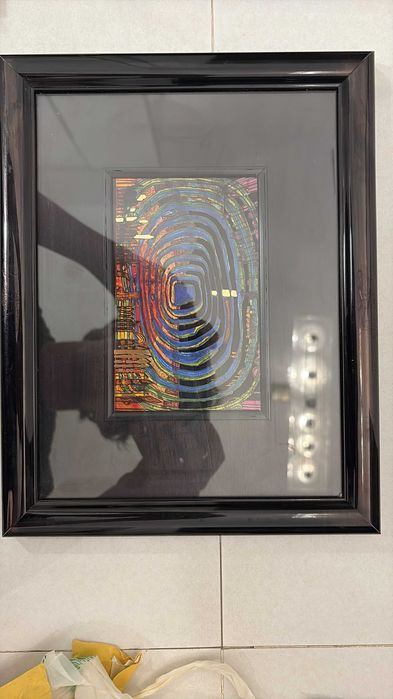 Set 3 printuri oficiale Friedensreich Hundertwasser – anii 1980, ediție de colecție, proveniență Dorotheum