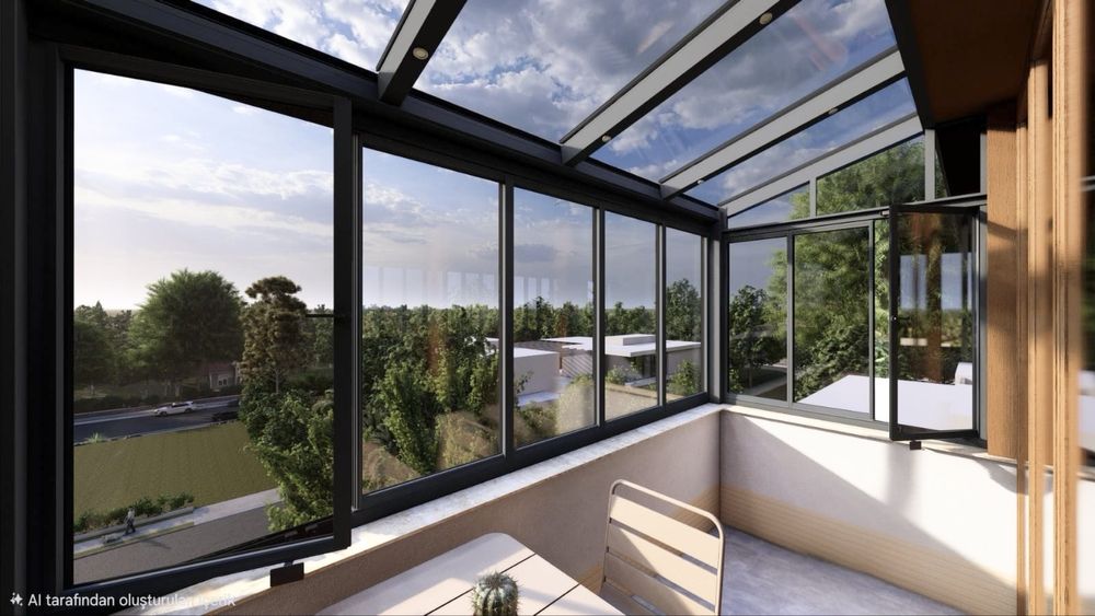 Остъкляване на балкони и тераси тип Хармоника -По Поръчка