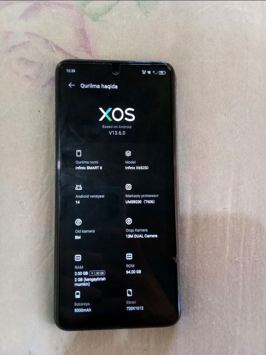 Infinix Smart 8, arzon narxda