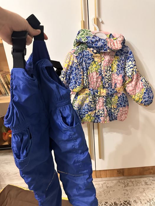 Куртка с комбинезоном для девочек