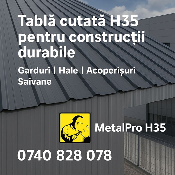 Vand tabla cutata H35 lungime 6.20m