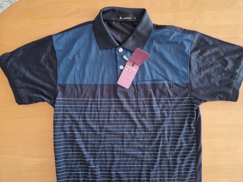 Tricouri polo barbati bleumarin mas M