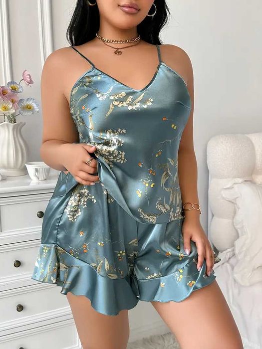 Нова дамска лятна пижама; размер 2 XL