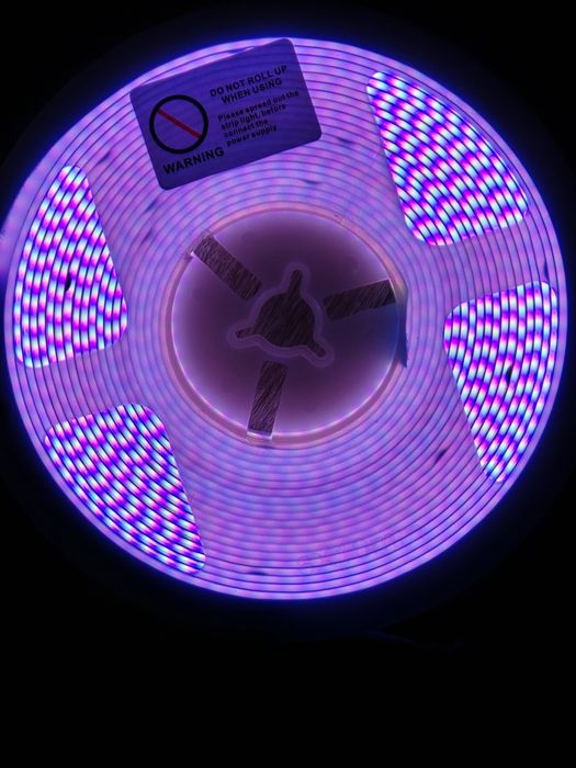 Bandă LED RGB COB 6m – WiFi Smart, Tuya/Alexa/Google, DC 24V