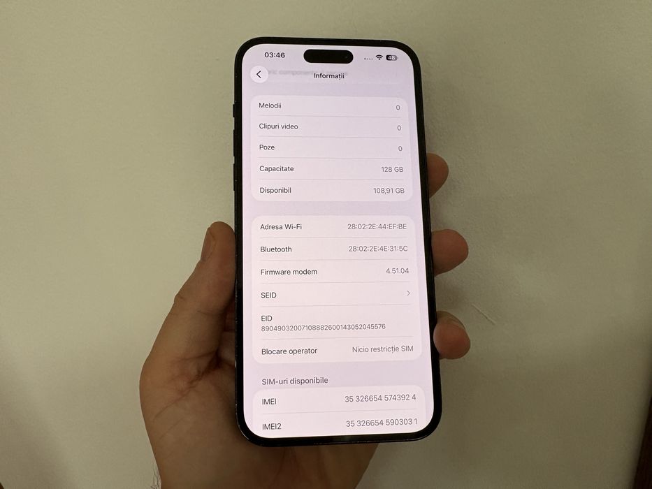 Iphone 14 Pro Max, 128 gb, Space Black
