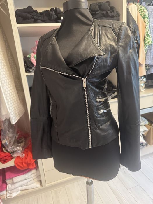 Geaca piele Mango Masura Xs