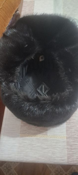 Шапка ушанка норковая