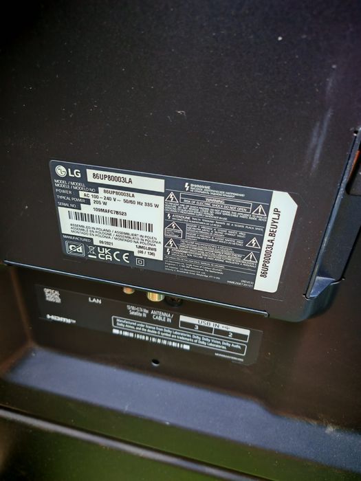 Televizor led Lg Up8006 86inch/215cm