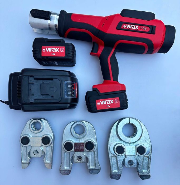 Virax P 25+ - Нова акумулаторна преса за тръби TH26/TH32/TH40  10.2024
