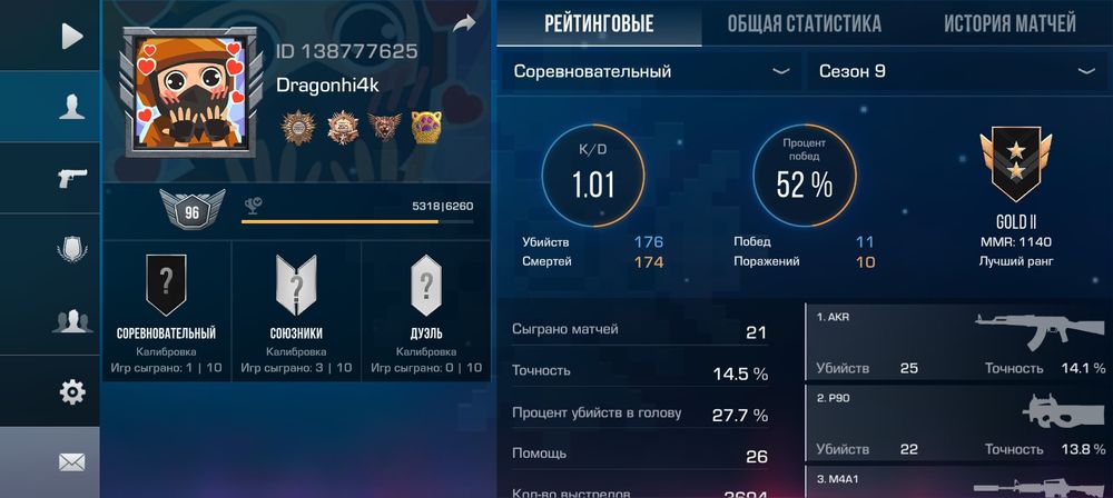 Продам аккаунт в стендофе