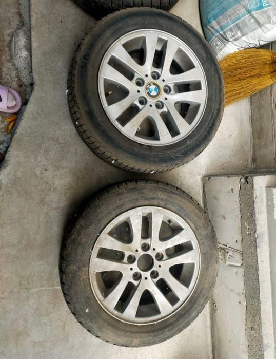 Диски с резиной R16 на BMW e46