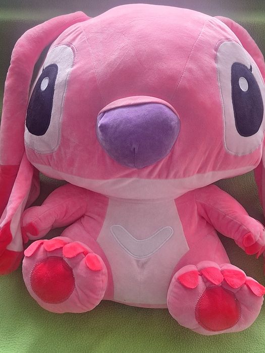 Огромен розов Стич Лило-  50см плюшена материя