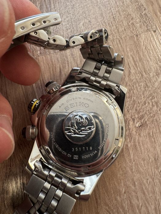 Seiko Solar Chronograph Diver’s 200 m