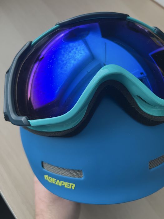 Casca ski cu ochelari