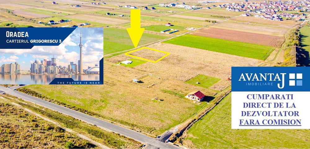 Teren Cihei 540 mp (intravilan cu PUZ) str. LALELELOR(200 m de inel)