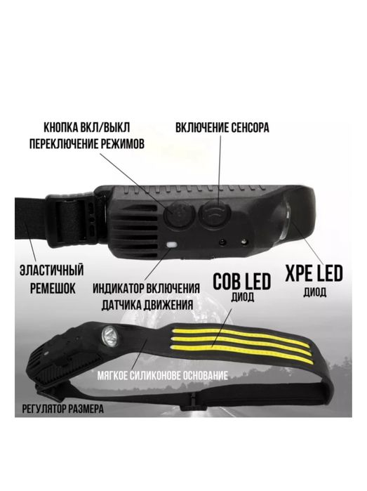 Фонарик налобный