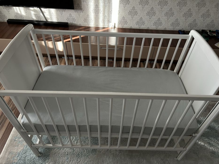 Patut din lemn pentru bebe 120/60