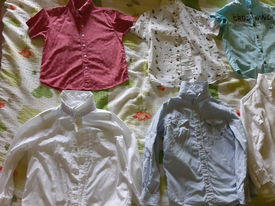 Lot 6 cămăși băieți  mărimea  116