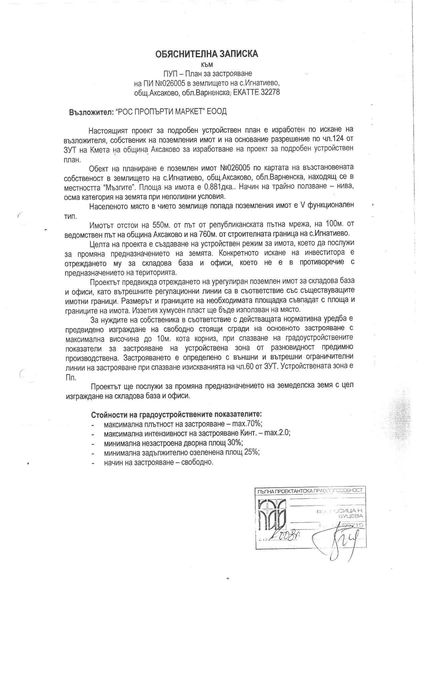 Продава промишлени парцели