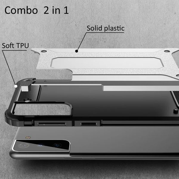 Samsung Galaxy S21 FE / S21+ / Удароустойчив кейс гръб