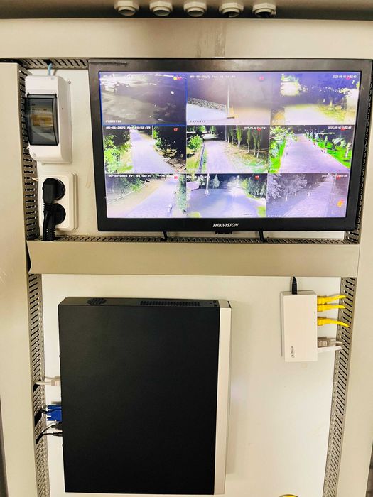 Установка IP Камера видеонаблюдения