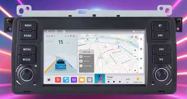 Android мултимедия 7″ за BMW E46 | CarPlay, GPS, AndroidAuto