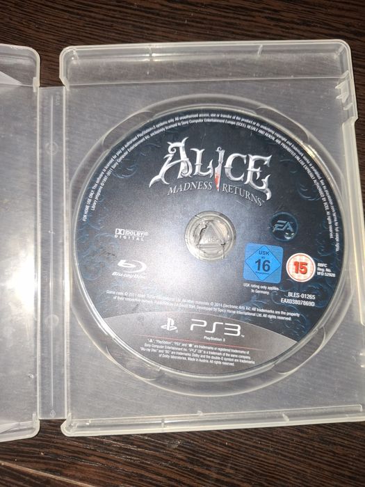 alice: madness returns диск ps3