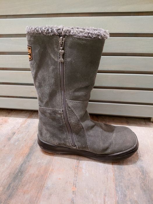 Rocket Dog - Дамски ботуши Slope, С цип, Велур, Сиви, номер 39