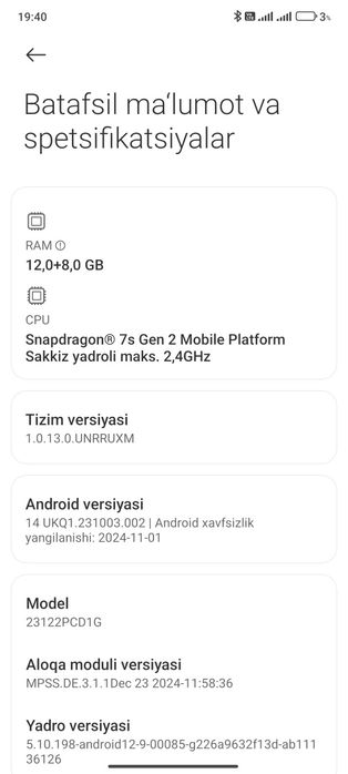 Poco X6 5g 12/512 gb  Holati yangi karobka dokument