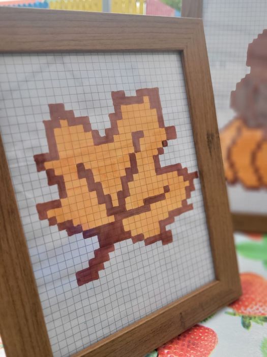 Tablou ,peisaje pixel art