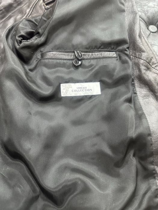 Versace,мъжко кожено яке