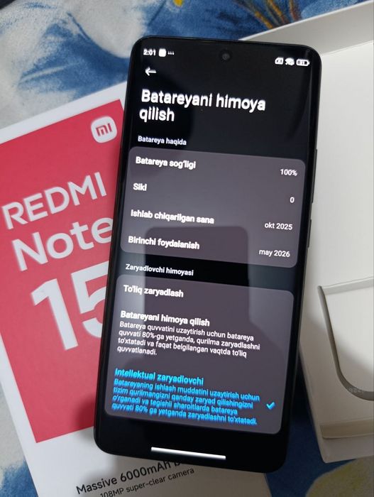 Redmi not 15.8/256