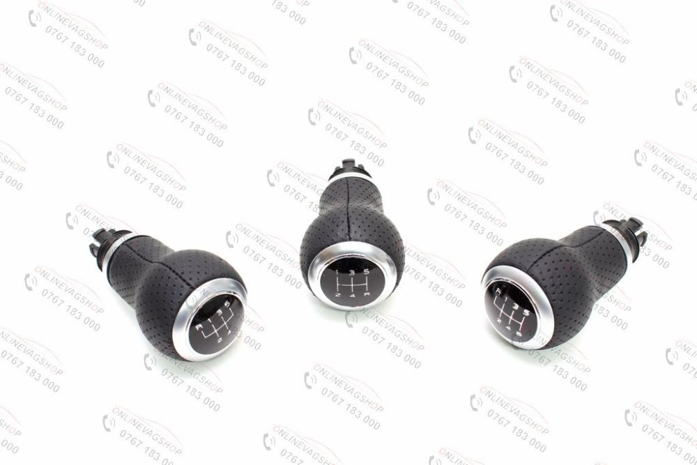 Nuca piele perforata S-line pt Audi A4 B8,A5,A6,Q5 in 5-6 viteze