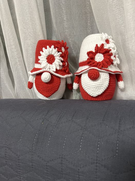 Снежен човек амигуруми