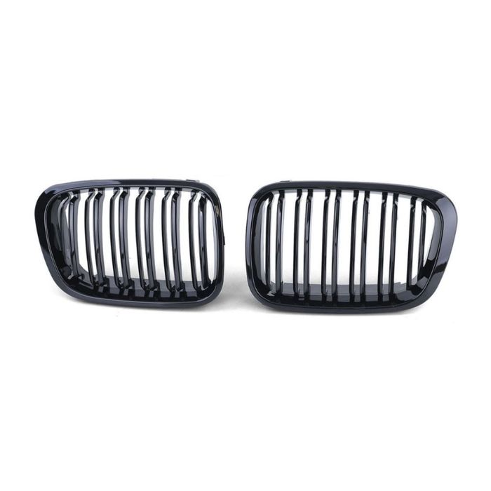 Двойни Решетки (Бъбреци) BMW E46 Пре-фейс – Черен Гланц - Тунинг - M3