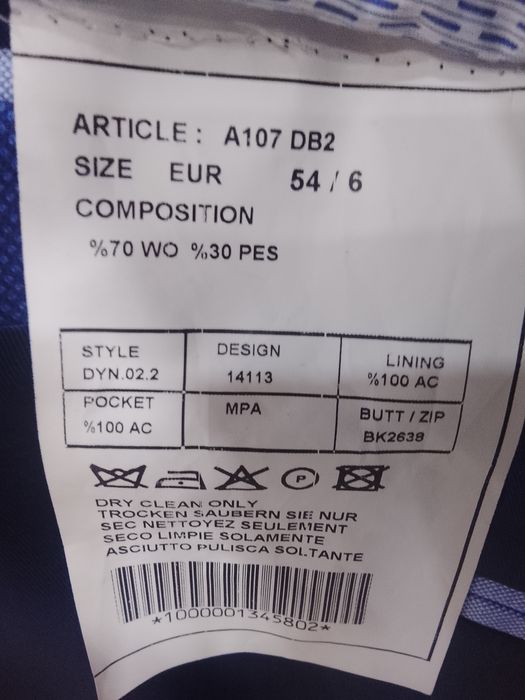 Пиджак синий Ted lapidus EUR 54/6