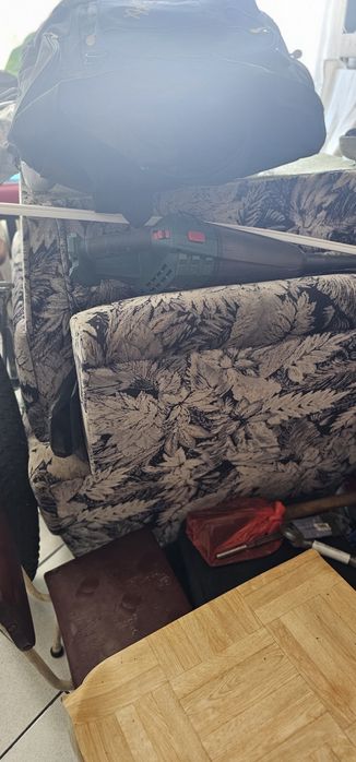 Холна гарнитура. Промазан плат.