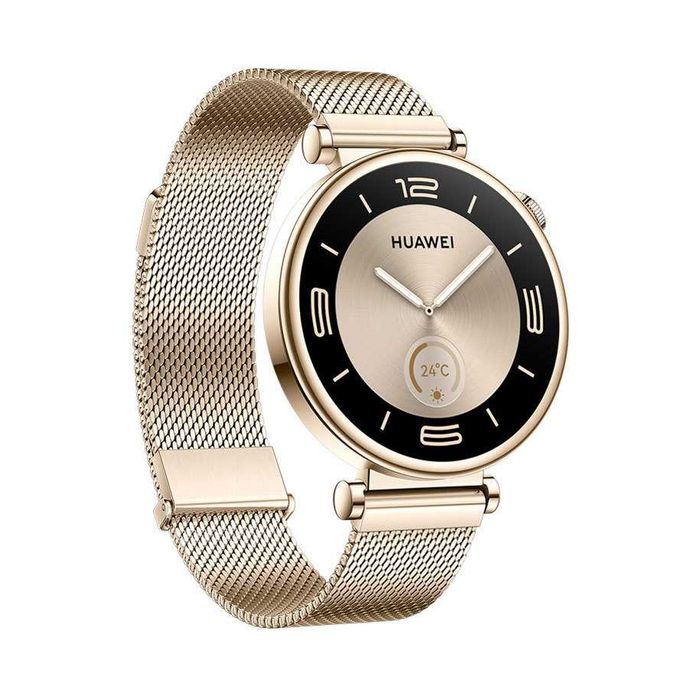 Huawei Watch GT 4 Aurora 41mm - Gold Milanese Нов! 2г Гаранция!