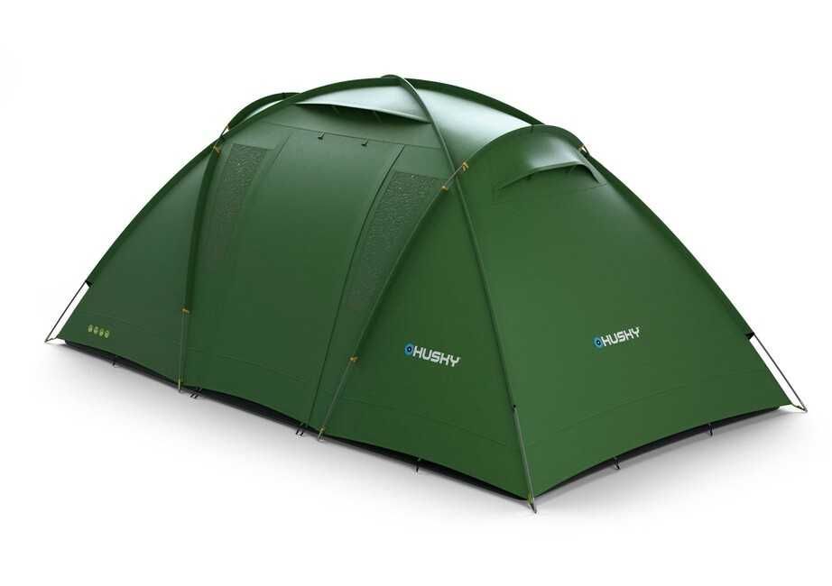 Cort familie Husky Brime 4-6 Dural verde – Folosit doar de 2 ori (Impecabil)