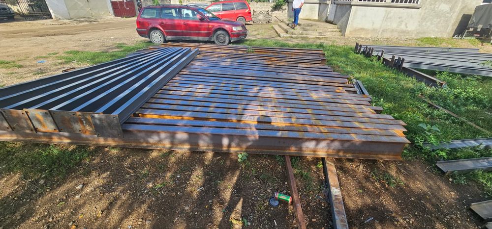 Vand hală metalică  10x30x4 din ipe de 220 cu tot cu montaj  sau fara