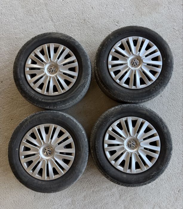 Set 4 roti 5x112 - 196/65/15 VW- SKODA-SEAT 450 Lei