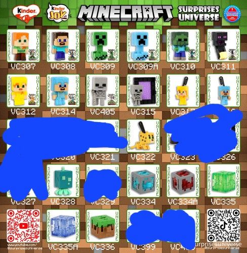 Обмен киндер майнкрафт