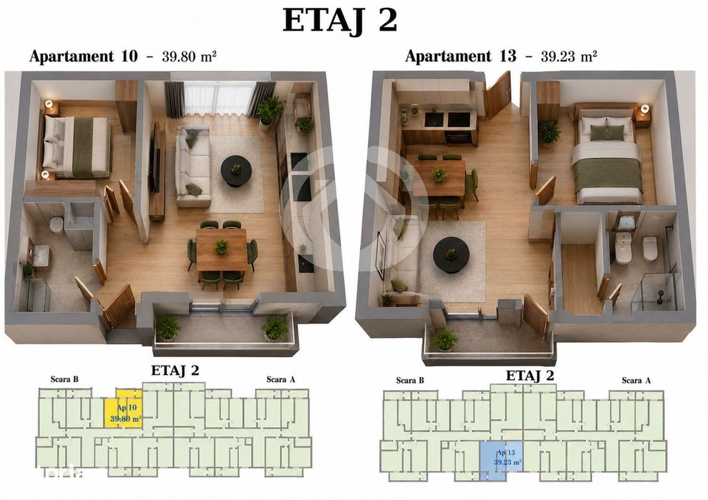 Apartament Modern 2 Camere | Bloc Nou | Parcare Inclusa