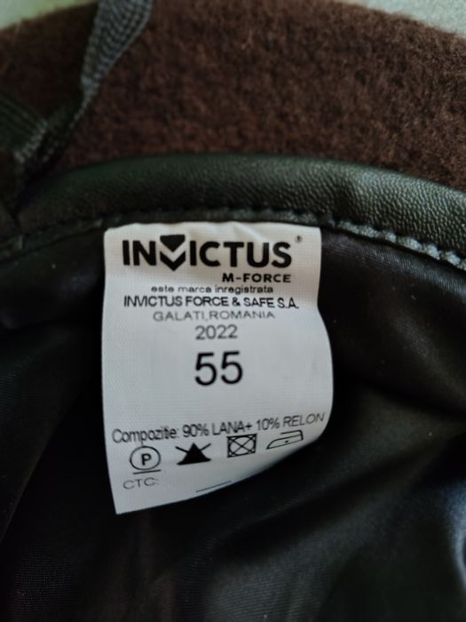 Beretă militară Invictus , mărimea 55