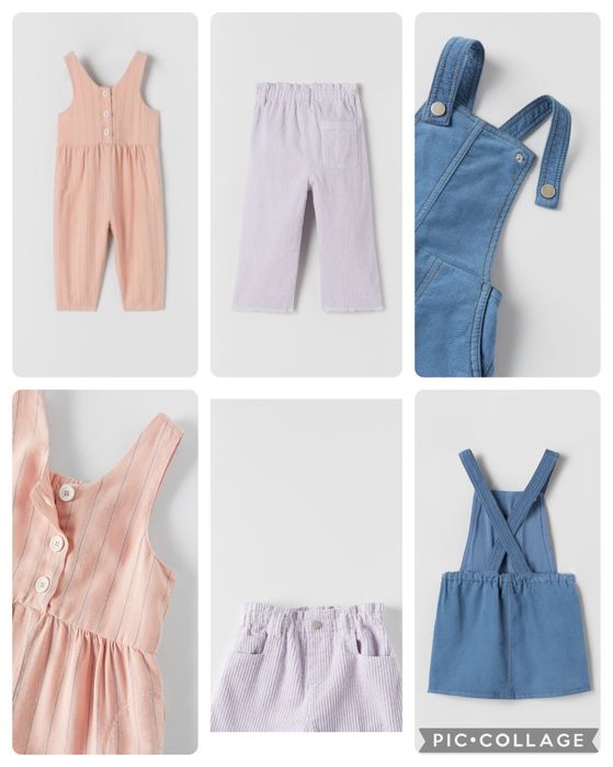 Нови детски дрехи на Зара Zara, пролетни 110 размер