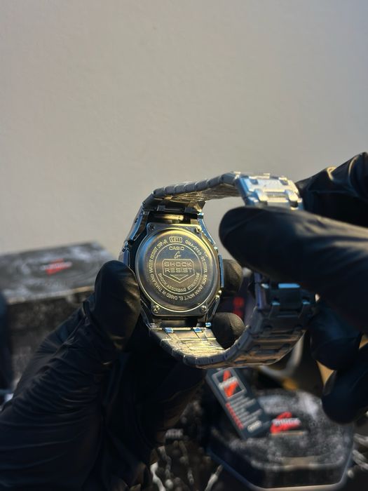 Ceas Casio G-Shock AP Mod Full Metal Black X Silver