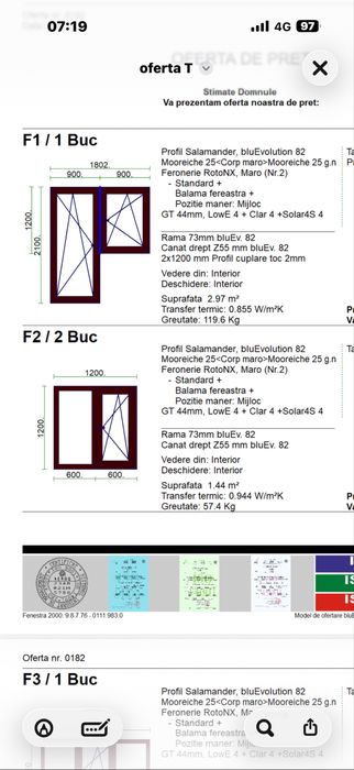 Tamplarie pvc salamander 82