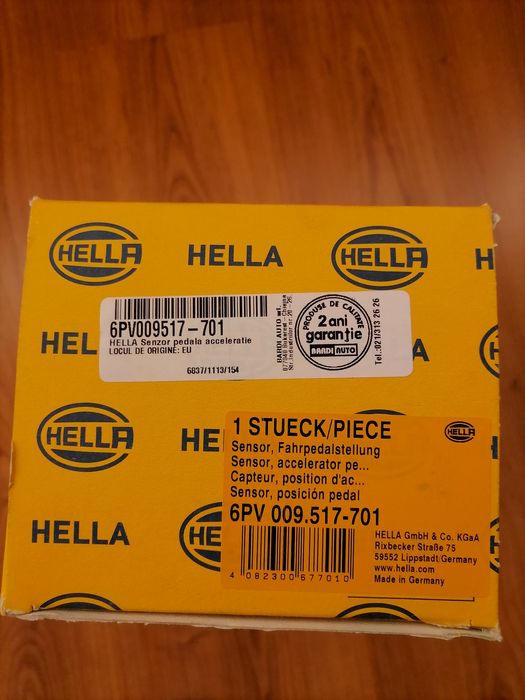 HELLA Senzor pedala accelerație Ford Fiesta