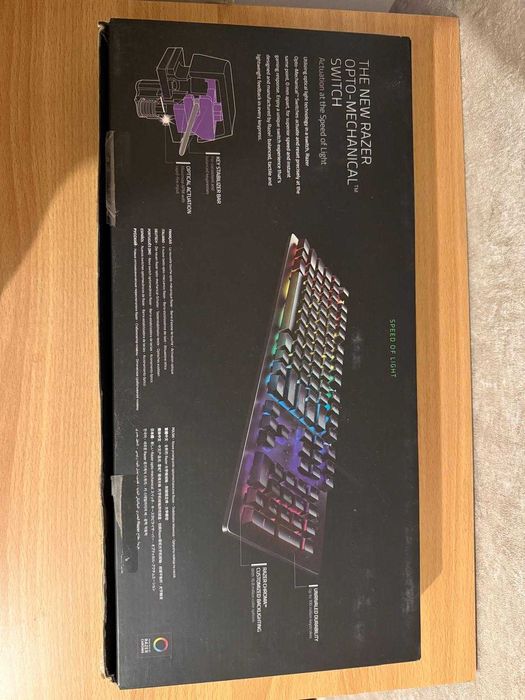 Razer Huntsman RGB Gaming Keyboard  Purple Switch
